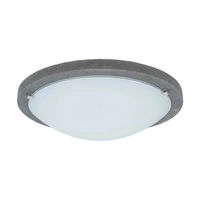 Lampa Sufitowa Rocky 3xE27 Max.40W Szary Beton/Białe Szkło 4754236