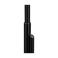 Lampa podłogowa Eleganta w zestawie Zintegrowana dioda LED 1800lm+500lm 3000K 22W Czarny matowy metal/czarny kabel z tkaniny/biały klosz z tkaniny 15921104