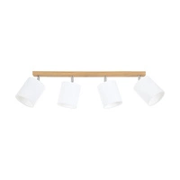 Aprillia Ceiling Lamp 4xE27 Max.25W Oiled Oak/White 56744474
