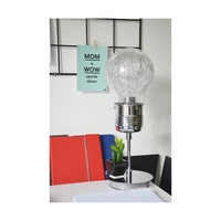 Żarówkowa lampa stołowa 1xE27 Max.60W Chromowany metal/przezroczyste szkło 2830128