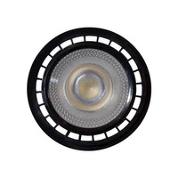 Czarna żarówka LED AR111/ ES111 GU10 - 12W ciepła 3000K