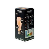 Żarówka FILAMENT LED E27 6W ciepła 2700k ST64 łezka GOLD