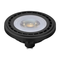 Żarówka LED 10W AR111 GU10 4000K/ Czarny