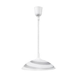 Circle Pendant Lamp 1xE27 Max.60W White Synthetic Material/White Synthetic Material Cable/White Glass 4313502