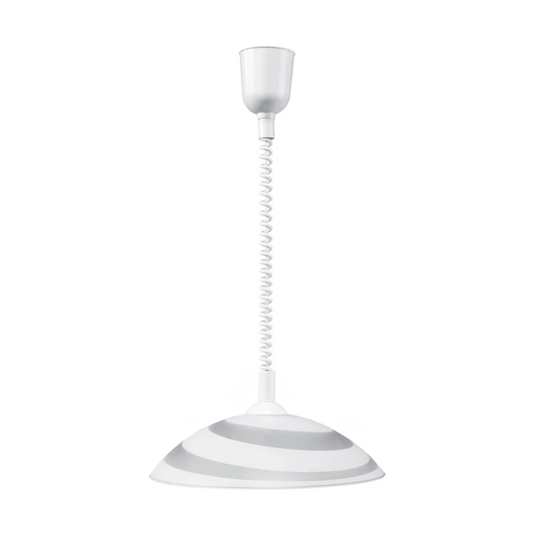 Circle Pendant Lamp 1xE27 Max.60W White Synthetic Material/White Synthetic Material Cable/White Glass 4313502