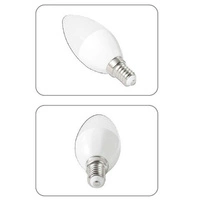 LED bulb E14 9W warm 3000K candle C37