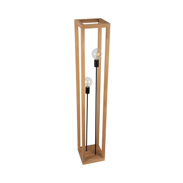 Kago Floor Lamp 2xE27 Max.60W Oiled Oak/Black 51524274