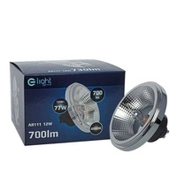 LED bulb 12W AR111 GU10 4000K black with reflector EKZA3407