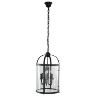 BELLONA candle holder lamp black 36cm 9800604