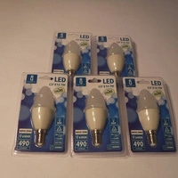 LED bulb E14 7W cold 6400K candle C37