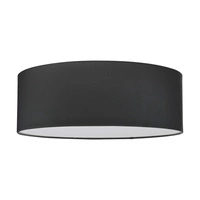 Lampa Sufitowa Josefina 3xE27 Max.25W Biały Metal/Antracytowy Klosz Tkaninowy 4783812