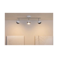 Bianca Lampa Sufitowa 3xGU10 Max.50W Chrom Metal/Biały Metal 2502328