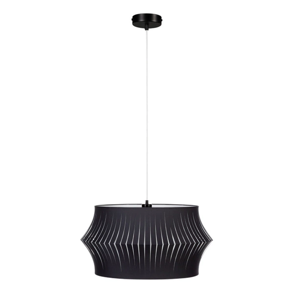Lotus Pendant Lamp 1xE27 Max.60W Black/Transparent PVC/Anthracite 15630104