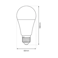 Żarówka LED 9W A60 E27 Ściemnialna 100%/50%/25% barwa neutralna