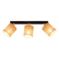 Jute Lampa Sufitowa 3xE27 Max.25W Czarny/Beżowy 56793304