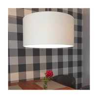 Lampa wisząca Leila 1xE27 maks. 60W chromowany metal/przezroczysty kabel PVC/wielokolorowy papier + klosz z PCV z wzorem w kropki 3564028