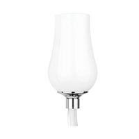 Lutecja Kinkiet 1xE14 Max,40W Biały/Transparentny/Chrom 9150102