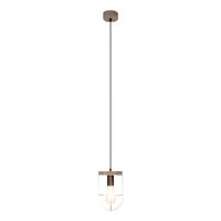 Lampa Wisząca Netuno 1xE27 Max.15W LED Witrażowa Sosna Szara/Czarny Metal/Czarny Kabel PCV/Srebrny Metal 1871759157