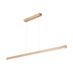 SMAL lampa wisząca LED zintegrowany 2722lm 3000K 34,5W Drewno Brzozowe ciemniacz dotykowy 1509960