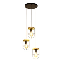 Lampa Wisząca Netuno 3xE27 Max.60W Dąb Olejowany/Czarny Metal/Czarny Kabel PCV 184159304R