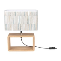 Malo Lampa Stołowa 1xE27 Max.25W Dąb Olejowany/Antracyt/Multikolor 7727174