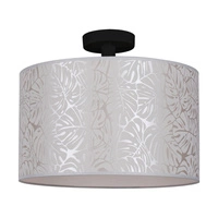 Lampa Sufitowa Mateo 1xE27 Max.60W Czarny Metal/Beżowa Tapeta 87810104