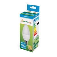 LED ŚWIECOWA E-14 230V 6W CW SPECTRUM +