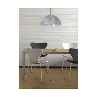 Natura Pendant Lamp 1xE27 Max.60W Chrome Metal/Black PVC Cable/Gray-White Metal 9803128