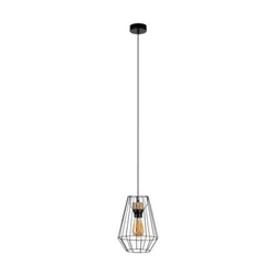 Endorfina Pendant Lamp 1xE27 Max.60W Oiled Oak/Black Metal/Black PVC Cable 1321104