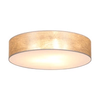 Lampa sufitowa Nevoa 4xE27 maks. 25W biały metal/srebrny klosz z tkaniny 47935802