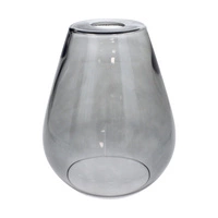 Kigali Pendant Lamp 1xE27 Max.60W Oiled Oak/Black Metal/Black PVC Cable/Smoked Glass 5500063