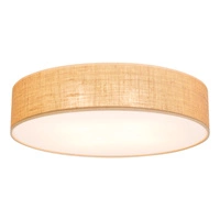 Jute Ceiling Lamp 4xE27 Max.25W White/Beige 47925802
