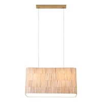 Malo Lampa Wisząca 2xE27 Max.40W Dąb Olejowany/Transparentny PVC/Multikolor 872150274