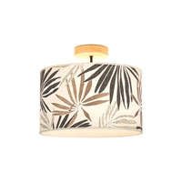 Hoja Ceiling Lamp 1xE27 Max.60W Oiled Oak/Black/Multicolor 56047174