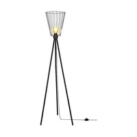 Swan Floor Lamp 1xE27 Max.40W Black Metal/Black PVC Cable 12530104