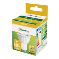 LED GU10 230V 6W SMD 45ST  NW Z SOCZEWKĄ SPECTRUM