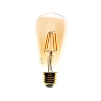 Żarówka Filamentowa LED, E27, ST64, 6W, barwa ciepła 2700K, 700lm, Amber