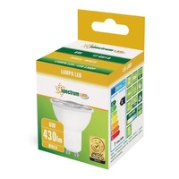 LED GU10 230V 6W SMD 10ST  NW Z SOCZEWKĄ SPECTRUM