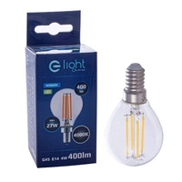 FILAMENT LED light bulb E14 4W neutral 4000K ball G45