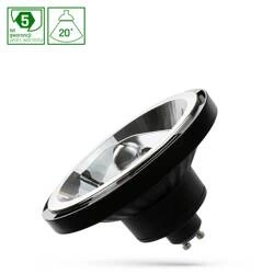 LED AR111 GU10 230V 10W SMD 20st WW BLACK SPECTRUM