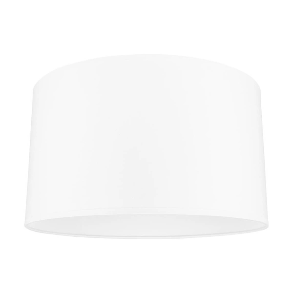 Lampshade Cylinder E27 H60 White Fabric A1285