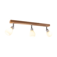 Lampa sufitowa Talea w zestawie 3xG9 LED 300lm 2700K 3W Drewno Brzozowe/Biały Metal/Białe Szkło 2036018120993