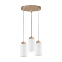 SPOTLIGHT lampa wisząca 3 punktowa drewno dębowe kolor dąb olejowany 1720574 1720574