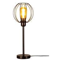 Lampa stołowa Coop 1xE27 maks. 25W Czarny metal/czarny kabel PCV 72480104
