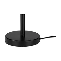 Lampa stołowa Dove 1xE27 maks. 40W Czarny metal/czarny kabel PVC/czarny kabel materiałowy 724400104