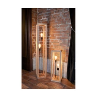 Lampa podłogowa Kago 2xE27 Max.60W Dąb olejowany/Czarny metal/Czarny kabel z tkaniny 51514274