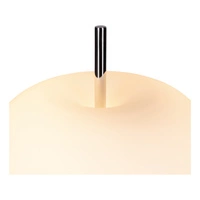 Apple Table Lamp 1xE27 Max.60W Chrome Metal/White Glass 9963102