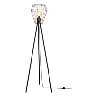 Endorfina Floor Lamp 1xE27 Max.40W Black Metal/Black PVC Cable 12520104
