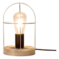 Lampa Stołowa Netuno 1xE27 Max.25W Bejcowana Sosna Szara/Czarny Metal/Srebrny Metal 88759157