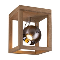 Lampa sufitowa Roy z 1xLED GU10 5W Dąb olejowany/Satynowy metal 5227174